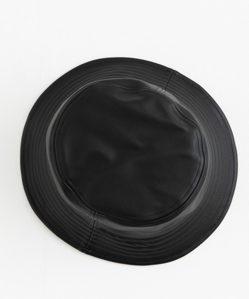newhattan（ニューハッタン）の「newhattan ニューハッタン フェイクレザーバケットハット（ハット・メンズ・ブラック/ベージュ/ブラウン/チャコール・S/L）」の18枚目の写真