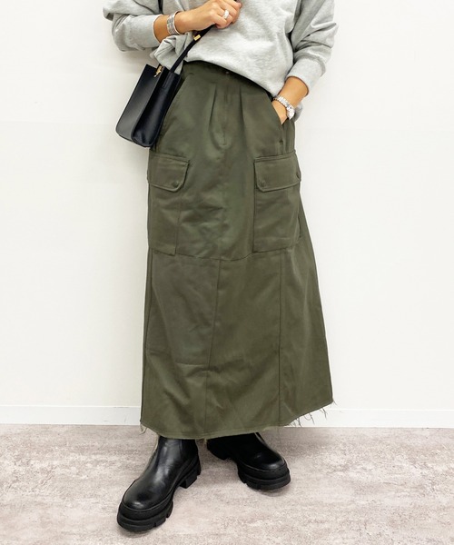 Arte スカート Povera アルテ ポーヴェラ Bonum ボナム のスカート フランスカーゴパンツ Bonum ボナム の