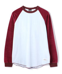schott | Schott/ショット/VELOUR BASEBALL T-SHIRT/ベロア ベースボール Tシャツ(Tシャツ/カットソー)