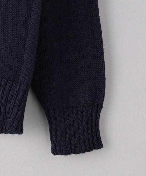 WILLIAM LOCKIE（ウィリアムロッキー）の「＜WILLIAM LOCKIE（ウィリアム ロッキー）＞ メリノ タートル ニット（ニット/セーター・メンズ・ネイビー/グレー・44/40/42）」の5枚目の写真