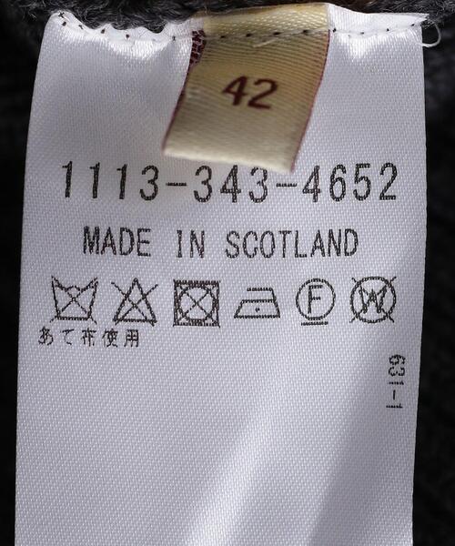 WILLIAM LOCKIE（ウィリアムロッキー）の「＜WILLIAM LOCKIE（ウィリアム ロッキー）＞ メリノ タートル ニット（ニット/セーター・メンズ・ネイビー/グレー・44/40/42）」の9枚目の写真