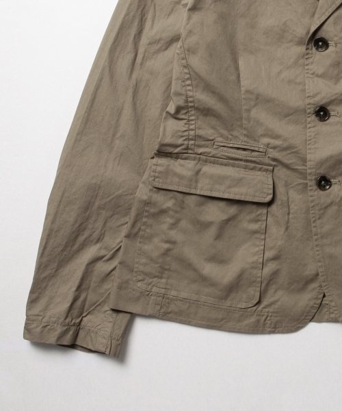 BEAMS BOY（ビームスボーイ）の「BEAMS BOY / SOLID 3ボタン ジャケット（テーラードジャケット・レディース・カーキ/ネイビー・ONE SIZE）」の17枚目の写真