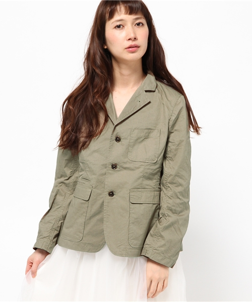 BEAMS BOY（ビームスボーイ）の「BEAMS BOY / SOLID 3ボタン ジャケット（テーラードジャケット・レディース・カーキ/ネイビー・ONE SIZE）」の20枚目の写真