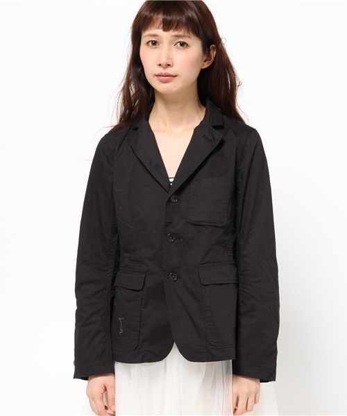 BEAMS BOY（ビームスボーイ）の「BEAMS BOY / SOLID 3ボタン ジャケット（テーラードジャケット・レディース・カーキ/ネイビー・ONE SIZE）」の12枚目の写真