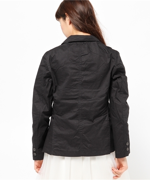 BEAMS BOY（ビームスボーイ）の「BEAMS BOY / SOLID 3ボタン ジャケット（テーラードジャケット・レディース・カーキ/ネイビー・ONE SIZE）」の3枚目の写真