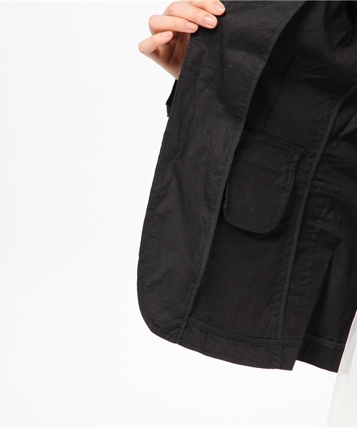 BEAMS BOY（ビームスボーイ）の「BEAMS BOY / SOLID 3ボタン ジャケット（テーラードジャケット・レディース・カーキ/ネイビー・ONE SIZE）」の7枚目の写真