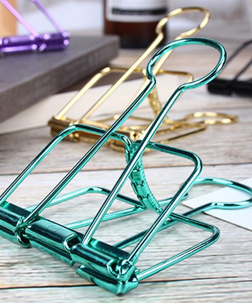 yururira（ユルリラ）の「カラフルメッキクリップ 大(10個入り)（ステーショナリー・レディース・マルチ・FREE）」の9枚目の写真