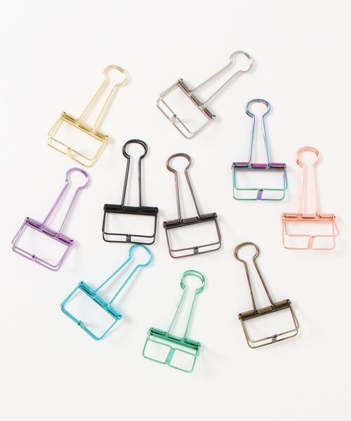 yururira（ユルリラ）の「カラフルメッキクリップ 大(10個入り)（ステーショナリー・レディース・マルチ・FREE）」の12枚目の写真