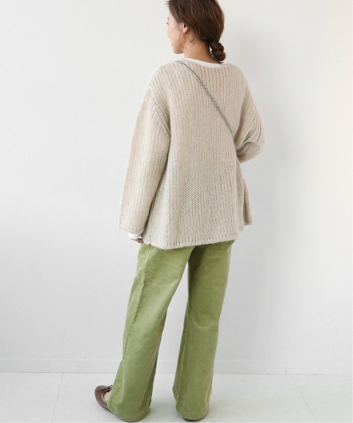 JOURNAL STANDARD relume(ジャーナルスタンダード レリューム)の「ストレッチコーデュロイストレートパンツ◆(その他パンツ・レディース・チャコールグレー/ライトグリーン/アイボリー・36/38/40)」の22枚目の写真