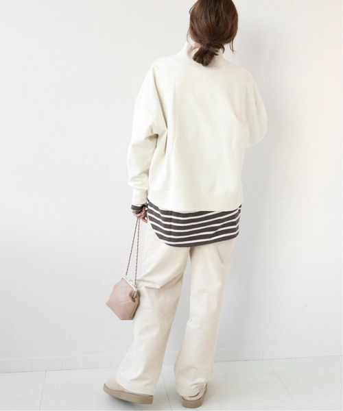 JOURNAL STANDARD relume(ジャーナルスタンダード レリューム)の「ストレッチコーデュロイストレートパンツ◆(その他パンツ・レディース・チャコールグレー/ライトグリーン/アイボリー・36/38/40)」の14枚目の写真