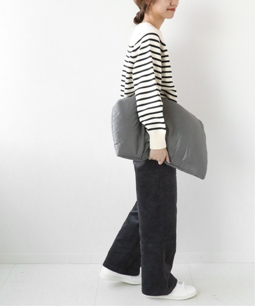 JOURNAL STANDARD relume(ジャーナルスタンダード レリューム)の「ストレッチコーデュロイストレートパンツ◆(その他パンツ・レディース・チャコールグレー/ライトグリーン/アイボリー・36/38/40)」の6枚目の写真