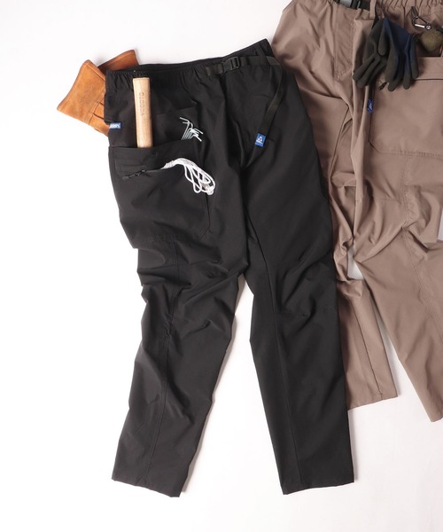 GERRY（ジェリー）の「GERRY はっ水 ストレッチ ガーデニング クライミング カーゴ ギア キャンプ パンツ（カーゴパンツ・メンズ・ブラック/モカ・LL/M/L）」の2枚目の写真