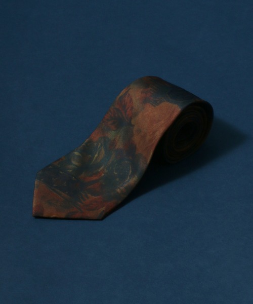 ANPAS（アンパス）の「Total Pattern Print Necktie/総柄プリントネクタイ（ネクタイ・メンズ・ブラック/ベージュ/ブラウン/ブルー/ブラック系その他/ブラウン系その他/ブルー系その他/キャメル/ホワイト/ブラック系その他2/ブラック系その他3/ブラック系その他6/ブラック系その他4/ブラック系その他7/ブラック系その他5/ブラック系/ベージュ系その他/ブラウン系その他2・FREE）」の18枚目の写真