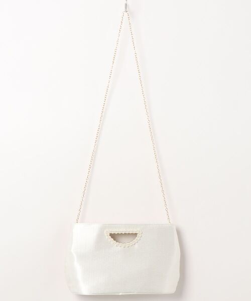 Cupid Heart（キューピッドハート）の「【Cupid Heart】結婚式バッグ　くり手ハンドルレースクラッチバッグ（クラッチバッグ・レディース・ベージュ/グレー・MEDIUM）」の10枚目の写真