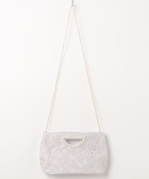 Cupid Heart（キューピッドハート）の「【Cupid Heart】結婚式バッグ　くり手ハンドルレースクラッチバッグ（クラッチバッグ）」