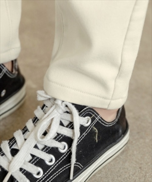 DAY CLOSET（デイ クローゼット）の「レディース 裏起毛ハイウエストストレッチデニムパンツ（デニムパンツ・レディース・ブラウン/アイボリー・S/M/L/2XL/XL/4XL/3XL）」の11枚目の写真