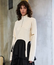 MAISON SPECIAL | フクレジャガードジャージトップス【MAISON SPECIAL/メゾンスペシャル】(Tシャツ/カットソー)