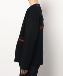 【ヴィヴィアンウエストウッド】ボウタイリボン カーディガン オーヴ刺繍 ブラック ヴィヴィアンウエストウッド リボンカーディガン ヴィヴィアン