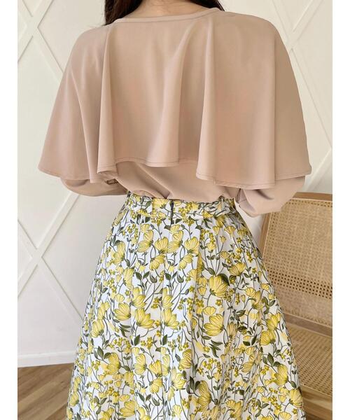 HALUHIROINE（ハルヒロイン）の「ケープ風ブラウス（シャツ/ブラウス・レディース・ライトブルー/ベージュ・FREE）」の20枚目の写真