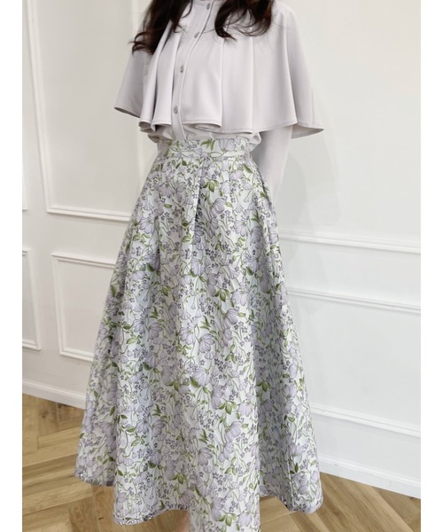 HALUHIROINE（ハルヒロイン）の「ケープ風ブラウス（シャツ/ブラウス・レディース・ライトブルー/ベージュ・FREE）」の7枚目の写真