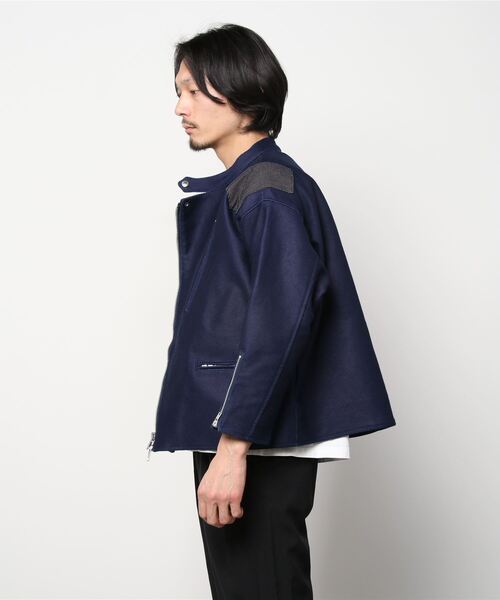 WHIZLIMITED（ウィズリミテッド）の「INDIGO RIDERS（ライダースジャケット・メンズ・ネイビー・MEDIUM/LARGE）」の8枚目の写真