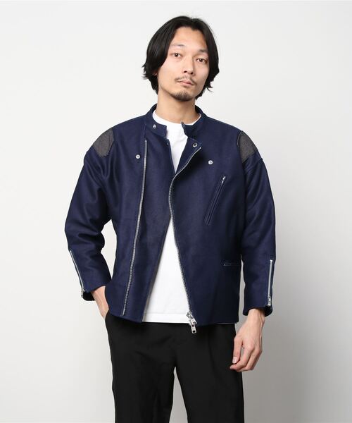 WHIZLIMITED（ウィズリミテッド）の「INDIGO RIDERS（ライダースジャケット・メンズ・ネイビー・MEDIUM/LARGE）」の7枚目の写真