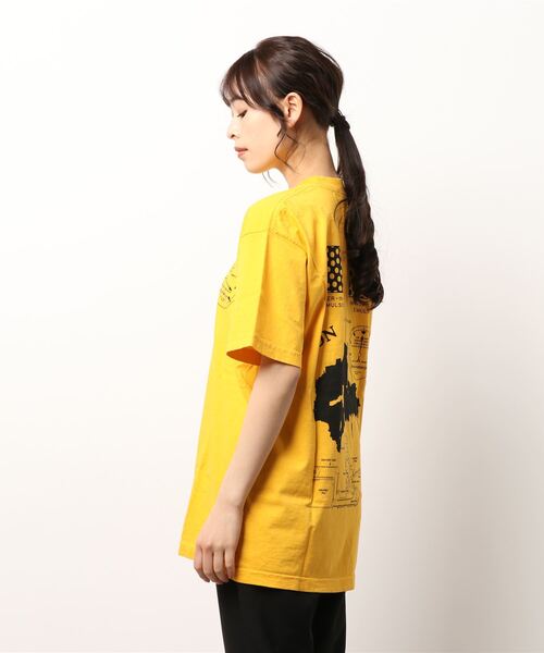 bonjour records（ボンジュールレコーズ）の「【ACTUAL SOURCE】 Delivery Pile TEE（Tシャツ/カットソー・メンズ・イエロー・L/M）」の2枚目の写真