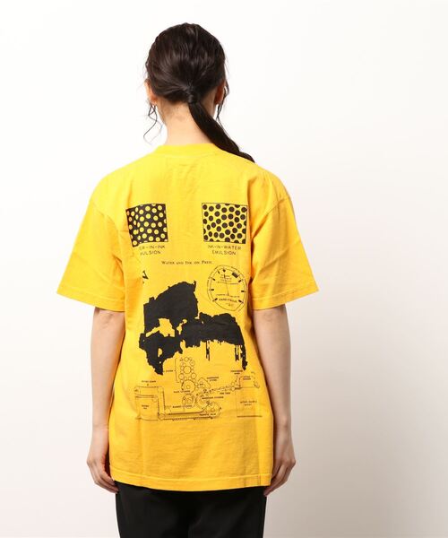 bonjour records（ボンジュールレコーズ）の「【ACTUAL SOURCE】 Delivery Pile TEE（Tシャツ/カットソー・メンズ・イエロー・L/M）」の3枚目の写真