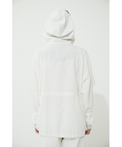 BLACK BY MOUSSY(ブラックバイマウジー)の「military hoodie coat(ミリタリーフーディコート)(その他アウター・レディース・ホワイト/カーキ・FREE)」の22枚目の写真