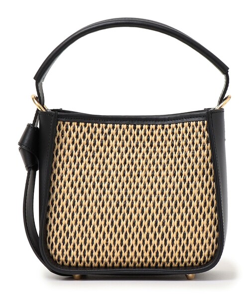 MARCO BIANCHINI（マルコビアンチーニ）の「MARCO BIANCHINI: ラフィア ノットデザイン 2WAY スクエア ショルダーバッグ（ショルダーバッグ・レディース・ブラック・ONE SIZE）」の18枚目の写真