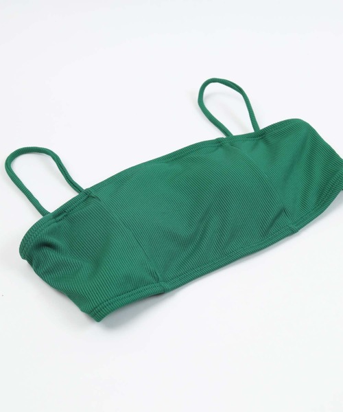 SEA DRESS（シードレス）の「ﾊｲｳｴｽﾄ×ｼﾝﾌﾟﾙﾘﾌﾞﾋﾞｷﾆ/水着（水着・レディース・チェリーピンク/ブラウン/グリーン・L/S/M）」の7枚目の写真