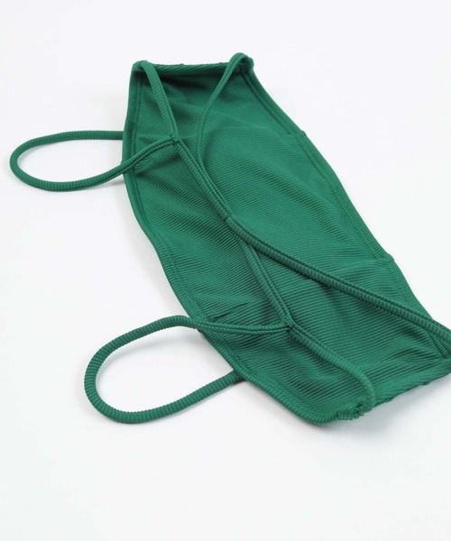 SEA DRESS（シードレス）の「ﾊｲｳｴｽﾄ×ｼﾝﾌﾟﾙﾘﾌﾞﾋﾞｷﾆ/水着（水着・レディース・チェリーピンク/ブラウン/グリーン・L/S/M）」の20枚目の写真