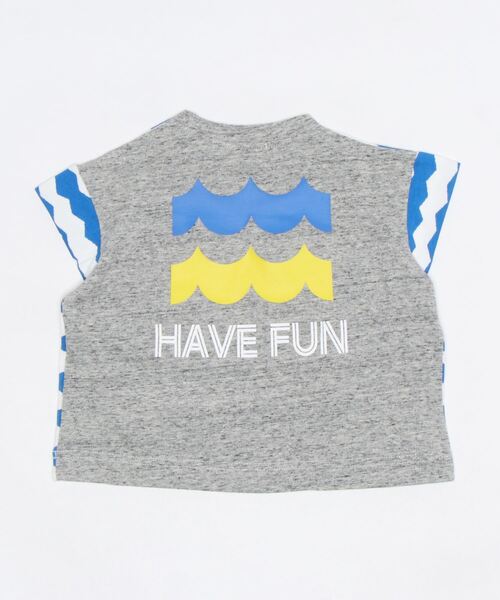 RAGMART（ラグマート）の「立体ポケットTシャツ（Tシャツ/カットソー・キッズ・ブラック×ホワイト/ブラック/ドット・90cm/95cm/80ｃｍ）」の4枚目の写真