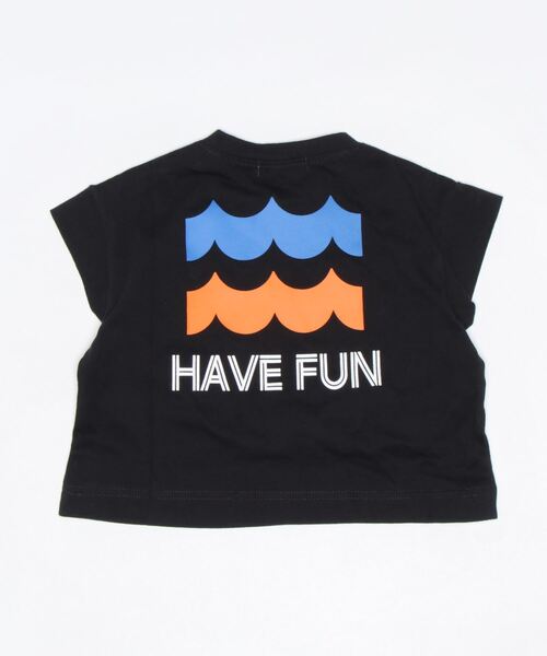 RAGMART（ラグマート）の「立体ポケットTシャツ（Tシャツ/カットソー・キッズ・ブラック×ホワイト/ブラック/ドット・90cm/95cm/80ｃｍ）」の5枚目の写真