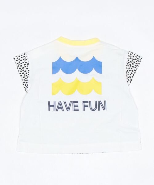 RAGMART（ラグマート）の「立体ポケットTシャツ（Tシャツ/カットソー・キッズ・ブラック×ホワイト/ブラック/ドット・90cm/95cm/80ｃｍ）」の6枚目の写真