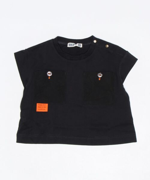 RAGMART（ラグマート）の「立体ポケットTシャツ（Tシャツ/カットソー・キッズ・ブラック×ホワイト/ブラック/ドット・90cm/95cm/80ｃｍ）」の16枚目の写真