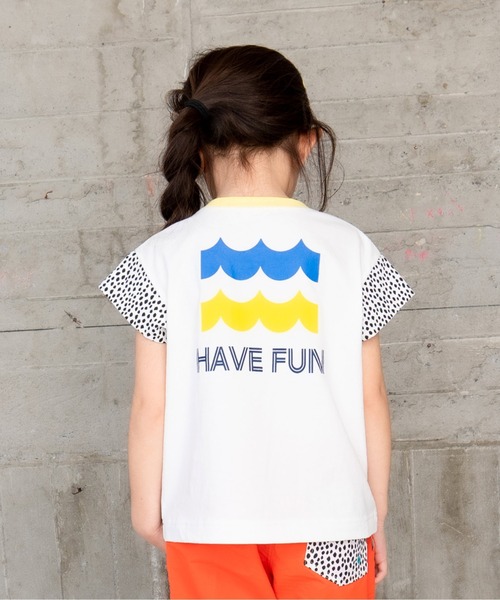 RAGMART（ラグマート）の「立体ポケットTシャツ（Tシャツ/カットソー・キッズ・ブラック×ホワイト/ブラック/ドット・90cm/95cm/80ｃｍ）」の13枚目の写真