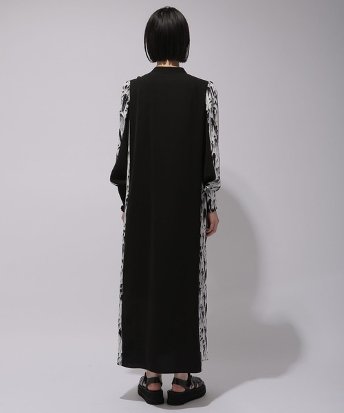 HARE（ハレ）の「サイドアートガラキリカエワンピース(HARE)（ワンピース・レディース・ブラック/グレー/ブラック系その他・FREE）」の6枚目の写真