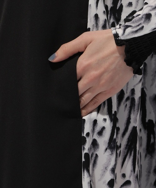 HARE（ハレ）の「サイドアートガラキリカエワンピース(HARE)（ワンピース・レディース・ブラック/グレー/ブラック系その他・FREE）」の13枚目の写真