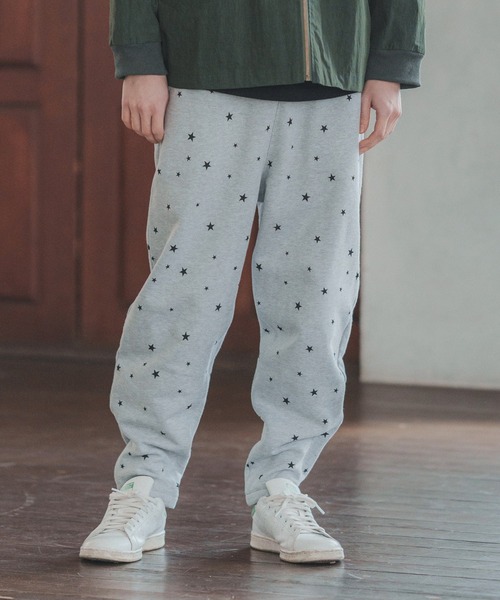 CAMBIO(カンビオ)の「mp9931-Star Print Sweat Pants パンツ(スウェットパンツ・メンズ・杢グレー/ブラック・M/S/L)」の3枚目の写真