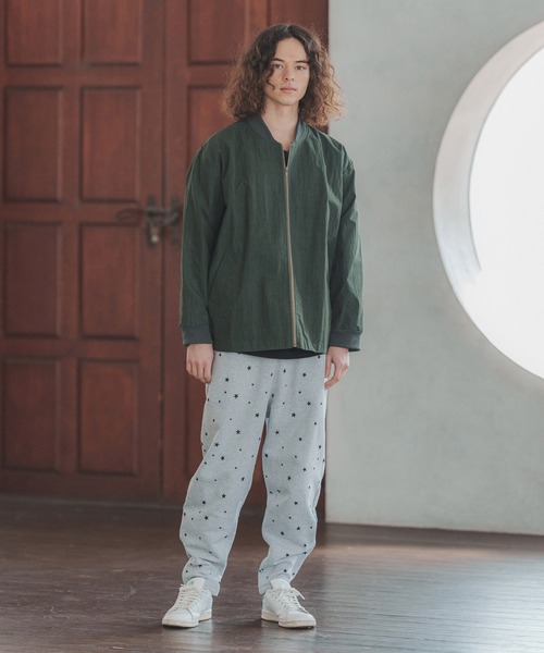 CAMBIO(カンビオ)の「mp9931-Star Print Sweat Pants パンツ(スウェットパンツ・メンズ・杢グレー/ブラック・M/S/L)」の9枚目の写真