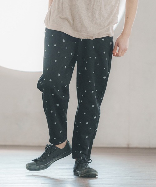 CAMBIO(カンビオ)の「mp9931-Star Print Sweat Pants パンツ(スウェットパンツ・メンズ・杢グレー/ブラック・M/S/L)」の10枚目の写真