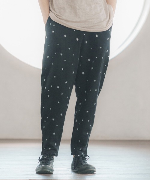 CAMBIO(カンビオ)の「mp9931-Star Print Sweat Pants パンツ(スウェットパンツ・メンズ・杢グレー/ブラック・M/S/L)」の12枚目の写真
