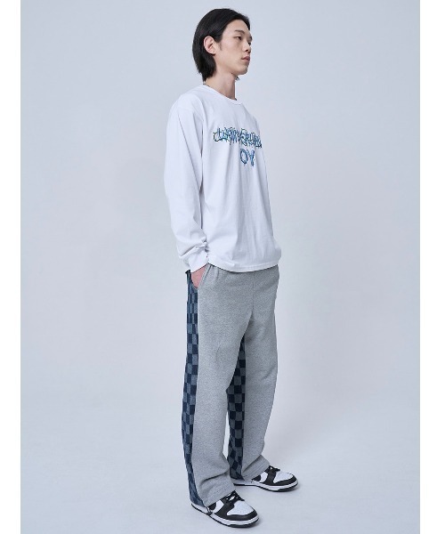 OY(オーワイ)の「【OY/オーワイ】VINE MELTING LOGO LONG SLEEVE/ロゴロンT 長袖Tシャツ プリントロンTシャツ(Tシャツ/カットソー・メンズ・ブラック/ホワイト・01/02)」の10枚目の写真