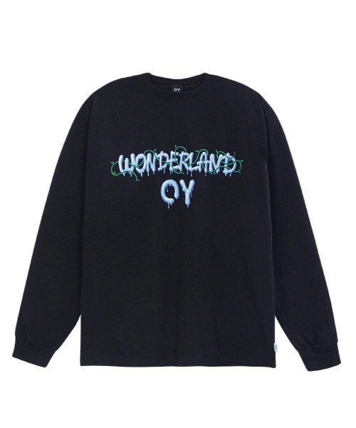 OY(オーワイ)の「【OY/オーワイ】VINE MELTING LOGO LONG SLEEVE/ロゴロンT 長袖Tシャツ プリントロンTシャツ(Tシャツ/カットソー・メンズ・ブラック/ホワイト・01/02)」の12枚目の写真
