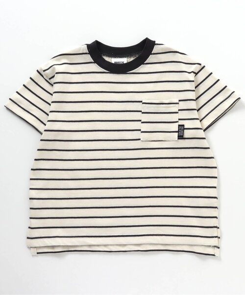 BREEZE（ブリーズ）の「WEB限定 カラバリ半袖Tシャツ（Tシャツ/カットソー・キッズ・ブルー/ベージュ/ピンク/チャコール/レモンイエロー/ライム/オレンジ/その他2/オフホワイト/サックスブルー・100/110/120/130/140/150/90）」の10枚目の写真