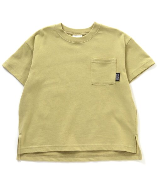 BREEZE（ブリーズ）の「WEB限定 カラバリ半袖Tシャツ（Tシャツ/カットソー・キッズ・ブルー/ベージュ/ピンク/チャコール/レモンイエロー/ライム/オレンジ/その他2/オフホワイト/サックスブルー・100/110/120/130/140/150/90）」の5枚目の写真