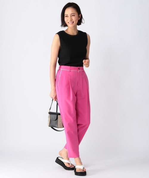 BARNYARDSTORM（バンヤードストーム）の「BARNYARDSTORM / 【WEB限定サイズXS/L】アンクルスラックス（その他パンツ・レディース・ネイビー/ピンク/グリーン・1/2/00/0）」の8枚目の写真