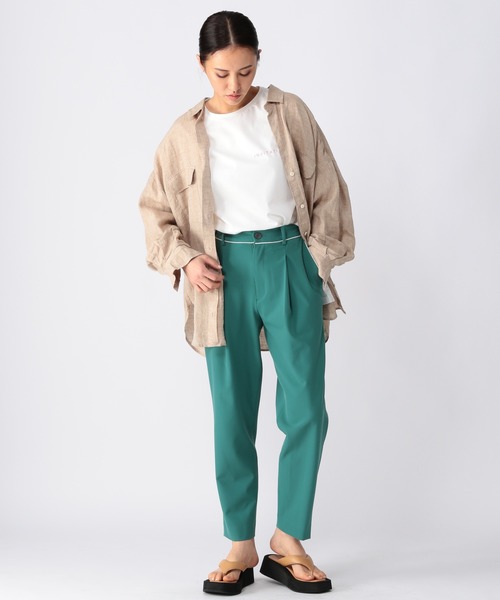 BARNYARDSTORM（バンヤードストーム）の「BARNYARDSTORM / 【WEB限定サイズXS/L】アンクルスラックス（その他パンツ・レディース・ネイビー/ピンク/グリーン・1/2/00/0）」の12枚目の写真