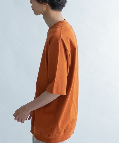 FORK&SPOON(フォークアンドスプーン)の「FORK&SPOON OE度詰天竺Tシャツ(Tシャツ/カットソー・メンズ・ブラウン/グリーン/ナチュラル・4/5)」の6枚目の写真
